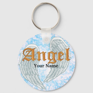 Christian Angel Wings  keychain