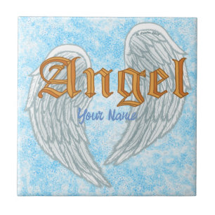 Christian Angel Wings Tile