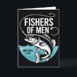 Christian Angler Fishers Of Men Matthew 4 19 Verse Card<br><div class="desc">Christian Angler Fishers Of Men Matthew 4 19 Verse _3</div>