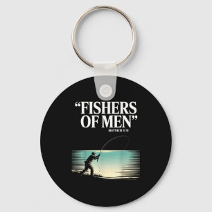 Christian Angler Fishers Of Men Matthew 4 19 Verse Key Ring