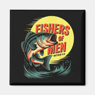 Christian Angler Fishers Of Men Matthew 4 19 Verse Magnet