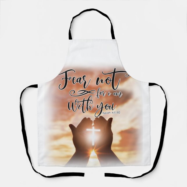 Christian Apron | Fear Not, For I Am With You (Front)