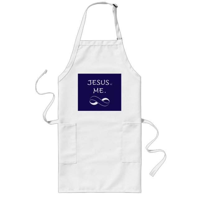 Christian Aprons Jesus Me Infinity Baking Holidays (Front)