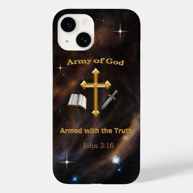 Christian Army of God Case-Mate iPhone Case (Back)