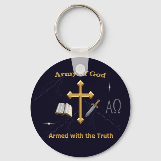 Christian Army of God Key Ring (Front)