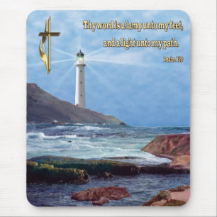 Christian art mousepad psalm 119