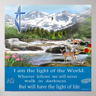 Christian art poster