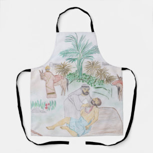 Christian Artwork The good Samaritan Apron