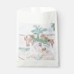 Christian Artwork The good Samaritan Favour Bag