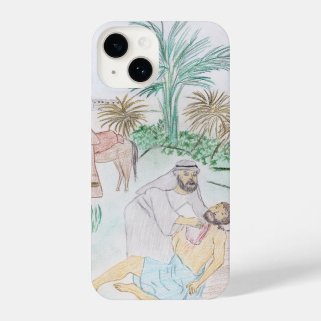 Christian Artwork The good Samaritan iPhone Case (Back)
