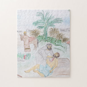 Christian Artwork The good Samaritan Jigsaw Puzzle