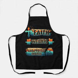 Christian Athlete Apparel Workout Gym Weightliftin Apron