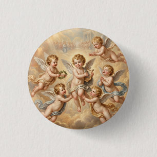 Christian Babies in Heaven 3 Cm Round Badge