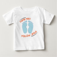 Christian baby t-shirt: Follow Jesus