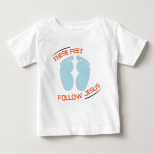 Christian baby t-shirt: Follow Jesus Baby T-Shirt