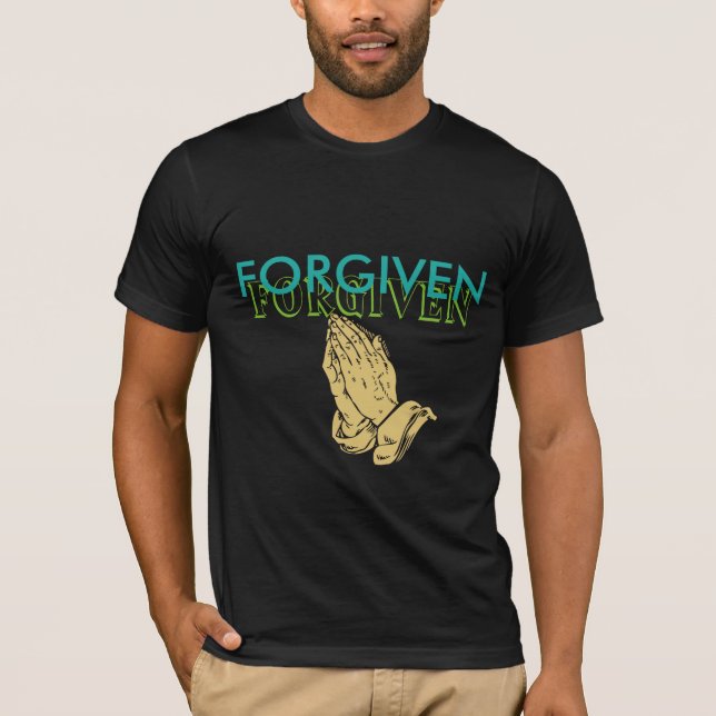 Christian Baptism Forgiven Bella Canvas Shirt (Front)