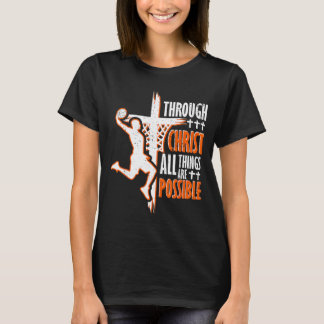 Christian Basball Jesus Christ Basball Religious T-Shirt