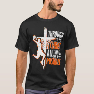 Christian Basball Jesus Christ Basball Religious T-Shirt