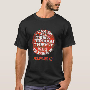 Christian Basketball I Can Do All Things T-Shirt