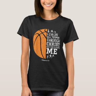 Christian Basketball S Men Boys Kids Religious Gif T-Shirt