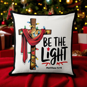 Christian - Be the Light - Christmas Cushion