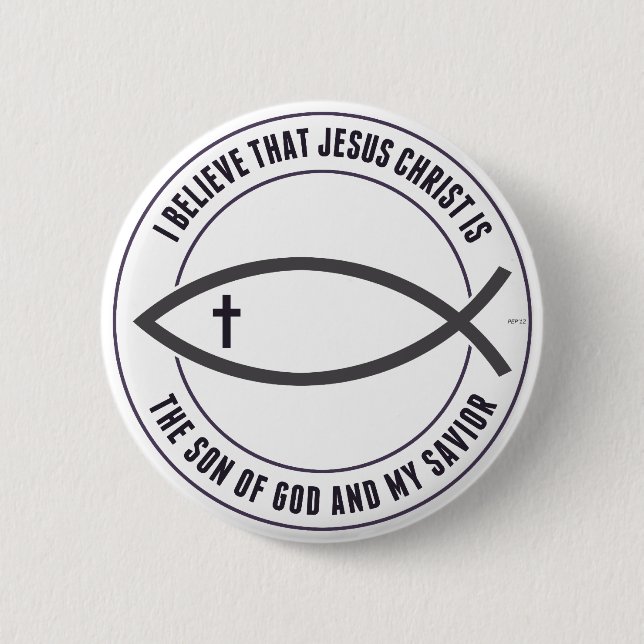Christian Believers 6 Cm Round Badge (Front)