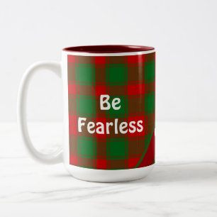 Christian Bible Inspiration Buffalo Tartan Plaid Two-Tone Coffee Mug