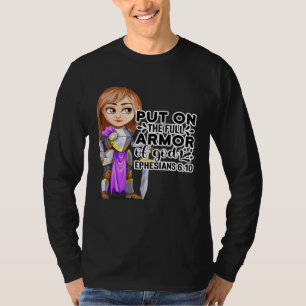 Christian Bible Motivation Armor of God Ephesians T-Shirt