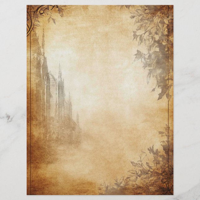 Christian Bible Prayer Journal Vintage Parchment (Front)