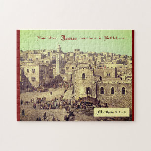 Christian Bible Quote Jesus Holy Land Photo  Jigsaw Puzzle