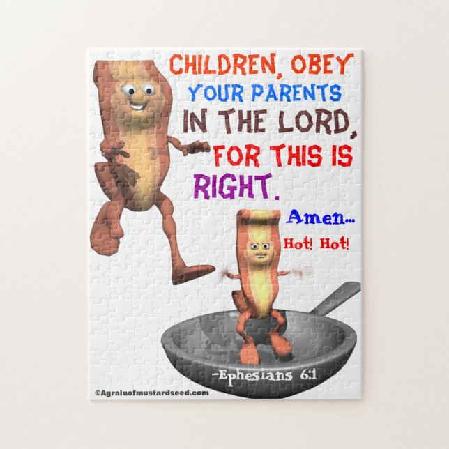 Christian Bible Quotes Jigsaw Puzzle (Vertical)