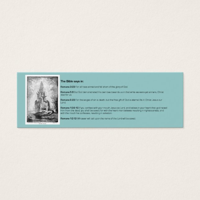 Christian Bible Tract 2 Card (Front)