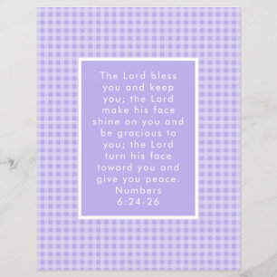 Christian Bible Verse Art Flyer