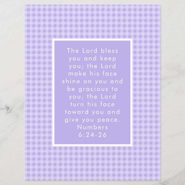 Christian Bible Verse Art  Flyer (Front)