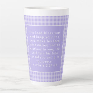 Christian Bible Verse Art  Latte Mug