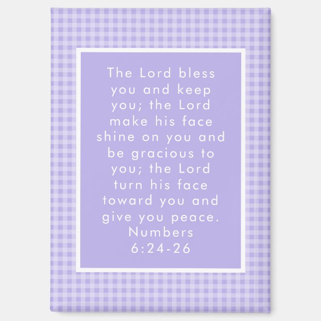 Christian Bible Verse Art  Magnet (Front)
