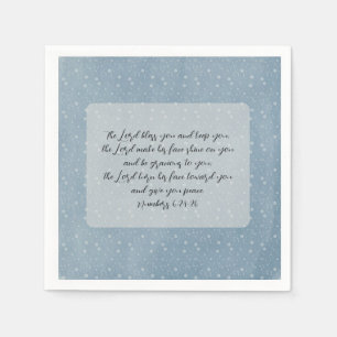 Christian Bible Verse Art Napkin