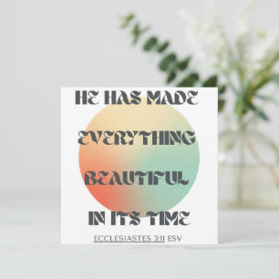 Christian Bible Verse Card Faith Encouragement