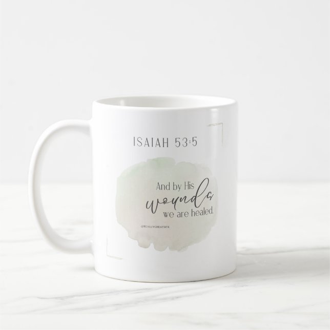 Christian Bible Verse Coffee Mug (Left)