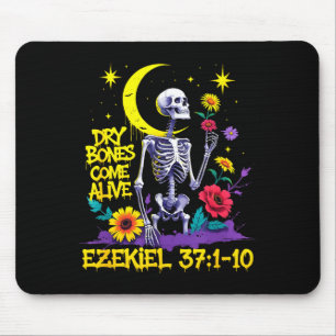 Christian Bible Verse Dry Bones Come Alive Ezekiel Mouse Pad