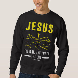 Christian Bible Verse Faith Believer Follower  1 Sweatshirt