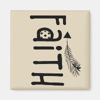 Christian Bible Verse Faith Up Arrow