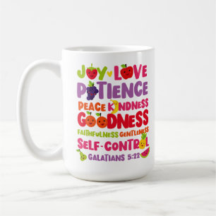 Christian Bible Verse Fruit Of The Spirit Coffee Mug