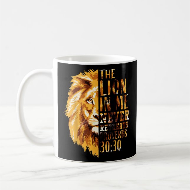 Christian Bible Verse Gifts Men Religious Dad Coffee Mug (Left)
