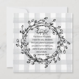 Christian Bible Verse Inspirational Card