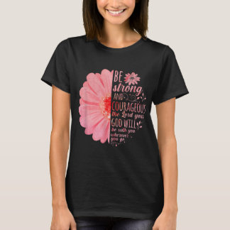 Christian Bible Verse Joshua 19 Flowers T-Shirt