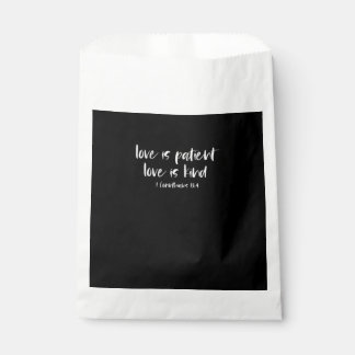 Christian Bible Verse Love Is Patient Love Is Kind Favour Bag