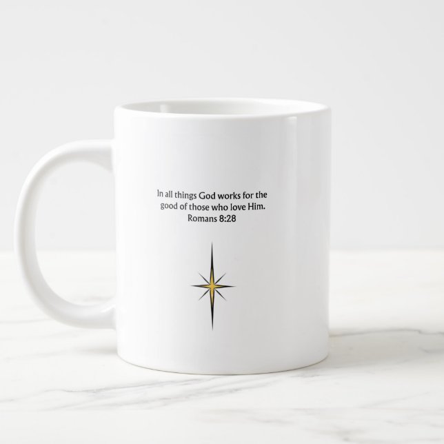 Christian Bible Verse Mug | Faith Gift (Left)
