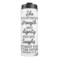 Christian Bible Verse Proverbs 31 Thermal Tumbler