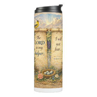 Christian Bible Verse Thermal Tumbler Water Bottle